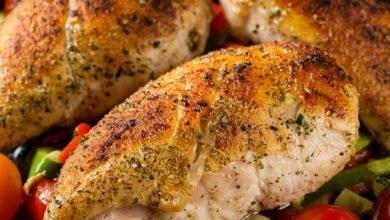 494 grams of chicken breast in kca