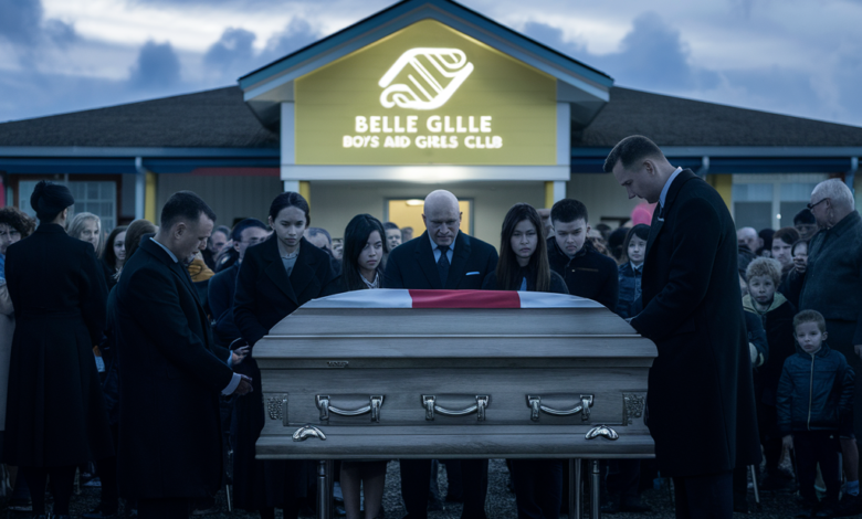 funeral at the boys and girls center in belle glade 01/11/2025